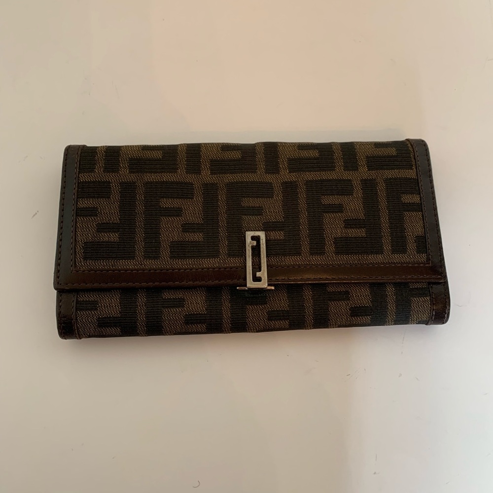 Fendi Zucca Long Wallet